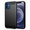 Husa pentru Apple iPhone 12 / 12 Pro, Techsuit, Carbon, Neagra