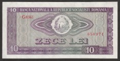 Romania, 10 lei 1966, UNC_serie G.0343--650371 foto