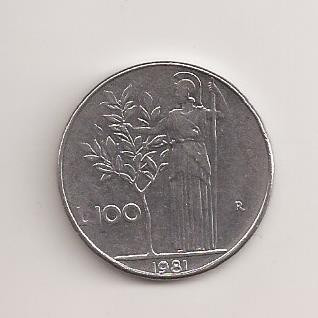 Moneda Italia - 100 Lire 1981 v2 foto