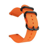 Curea de schimb Edman universala, 20mm, material textil, Portocaliu