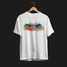 Tricou personalizat Eyes In Colours - S