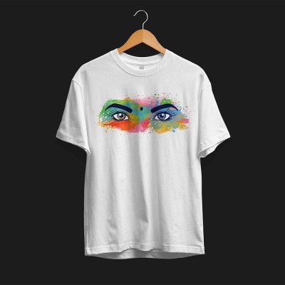 Tricou personalizat Eyes In Colours - XL foto