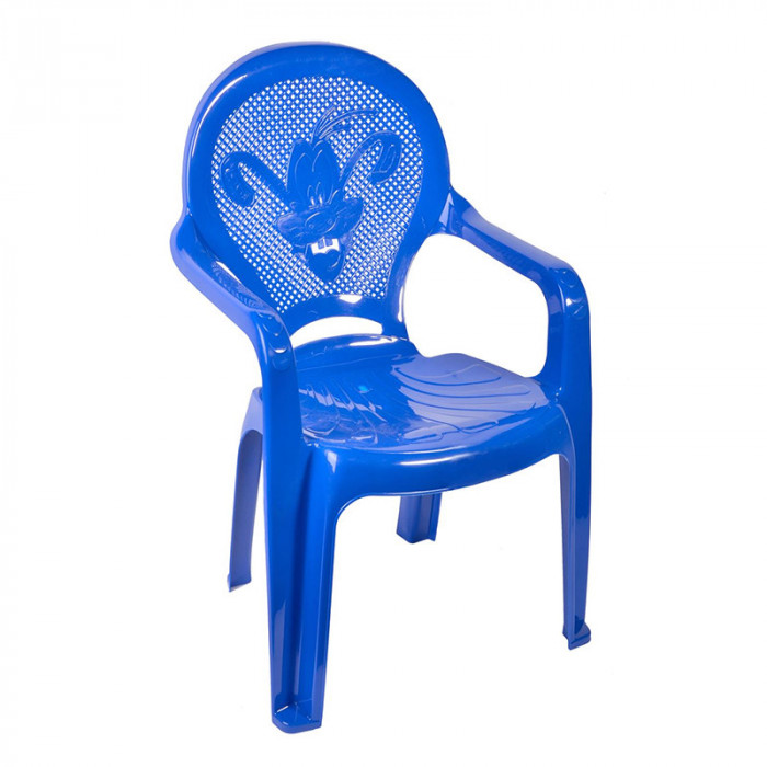 Scaun pentru copii Pluto, 38 x 37 x 58 cm, Albastru