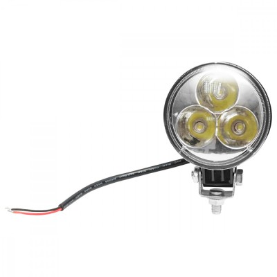 Lampa cu 3 LED-uri 10-30V 9W unghi radiere 30 de grade tip spot 82x52mm IP67 6000K Breckner Germany foto