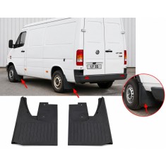 Apărători Noroi VW LT 1996-2006 Flexibile Față Spate Set