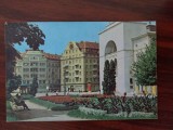 CPIB 23396 CARTE POSTALA - TIMISOARA. VEDERE DIN PIATA OPEREI, RPR, CIRCULATA, 1962, STAMPILE, TIMBRU, Fotografie