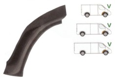 Segment reparatie aripa fata interior Mercedes Sprinter,2095-2005, VW LT 1995-2006 Partea Dreapta, Punte Fata in spatele rotii, metal