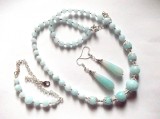 set colier ,bratara reglabila si cercei cu jad 41361