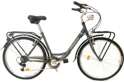 Bicicleta Oras 26 Inch, Gri/Albastru foto