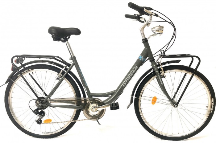 Bicicleta Oras 26 Inch, Gri/Albastru
