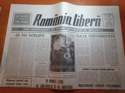 romania libera 9 mai 1990-art&amp;quot;reprezentantii revolutiei anticomuniste nu au...&amp;quot; foto