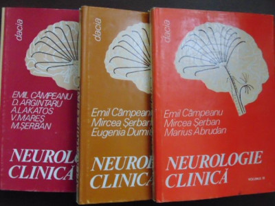 Neurologia clinica 3 vol-Mircea Serban foto