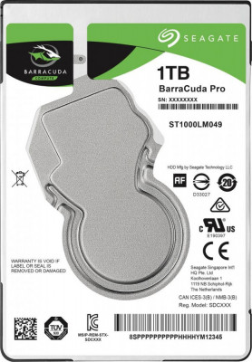 Hdd intern notebook seagate 2.5 1tb barracuda sata3 7200rpm 128mb foto