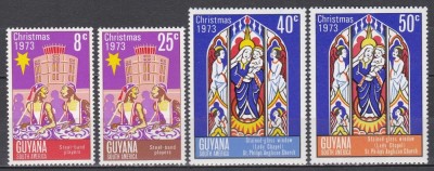 Guyana 1973 - Crăciun, MNH foto