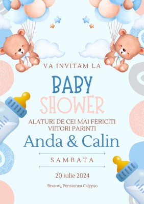 Invitatie Baby Shower foto