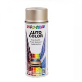 Vopsea spray auto Dacia crem auriu metalizata Dupli Color 350 ml, DUPLI-COLOR