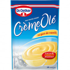 Creme Desert Ole Dr. Oetker, 80 g, Aroma Vanilie, Creme pentru Desert Dr Oetker cu Vanilie, Creme Ole cu Vanilie pentru Desert, Praf pentru Desert Dr