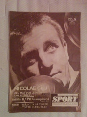 Revista sportiva - Revista Sport - Nr. 12 - Iunie 1967 foto