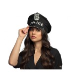 Sapca de politist pentru femei, negru