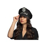 Sapca de politist pentru femei, negru