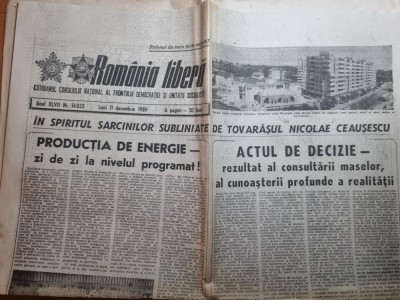 romania libera 11 decembrie 1989-intreprinderea miniera borsa,articol barlad foto
