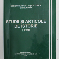 STUDII SI ARTICOLE DE ISTORIE LXXII , 2007, PREZINTA PETE SI URME DE UZURA