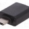 Cablu USB A soclu, USB C mufa, USB 3.0, lungime {{Lungime cablu}}, negru, ASSMANN - AK-300506-000-S