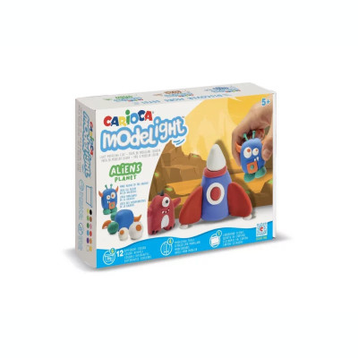 Plastilină ModeLight Maxi PlayBox Carioca foto