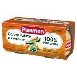 Piure morcov, cartof, dovlecel fara gluten, 2 x 80g, Plasmon