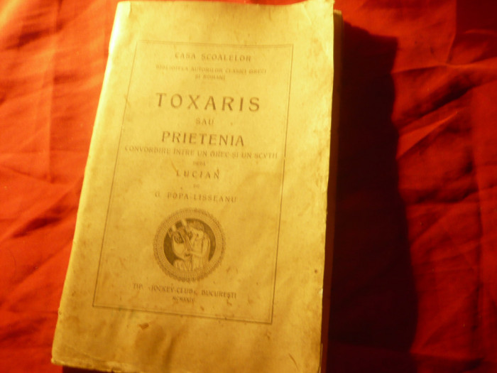 Lucian - Toxaris sau Prietenia -convorbire un grec -un scyth -prelucr. G.Popa Li