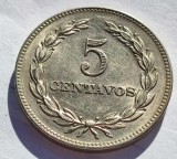 285. Moneda El Salvador 5 centavos 1977