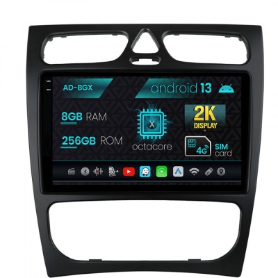 Navigatie Mercedes Benz C-Class W203 (2000-2005), Android 13, X-Octacore 8GB RAM + 256GB ROM, 9.5 Inch - AD-BGX9008+AD-BGRKIT416 foto