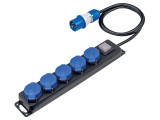 Prelungitor alimentare AS SCHWABE 3G1,5mm&sup2; 4,5m 5 prize negru 38619