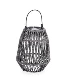 Cumpara ieftin Felinar incarcare solara otel gri franghie gri Taiki &Oslash;15,5x19,5h