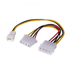 Adaptor AKYGA AK-CA-35 Molex/Molex/3-pin 12V foto