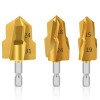 Set 3 Burghie HSS Aurii #20 #25 #32 pentru Tevi MMP PVC PPR - Refolosire, Instalatii, Constructii