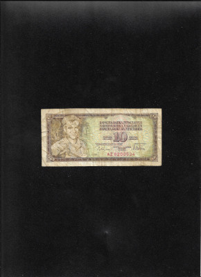 Iugoslavia Yugoslavia 10 dinari dinara 1978 seria8200534 foto
