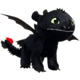 Jucarie din plus Toothless negru, Dragons, 40 cm, Play By Play