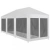VidaXL Cort de petrecere cu 8 pereți din plasă, 9 x 3 m