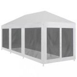 VidaXL Cort de petrecere cu 8 pereți din plasă, 9 x 3 m