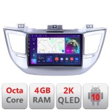 Navigatie Hyundai Tucson C-546 Android Octa Core Ecran 2K QLED GPS 4G 4+32GB 360 KIT-546+EDT-E409-2K CarStore Technology