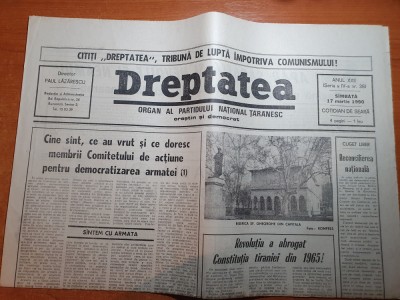 dreptatea 17 martie 1990-art.&amp;quot;49 de ani de la moartea lui nicolae titulescu&amp;quot; foto