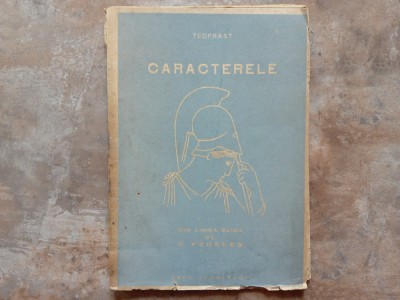 TEOFRAST - CARACTERELE , 1943 foto