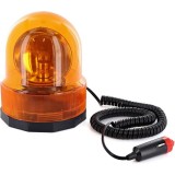 Bec Lampa Lumina de avertizare Stroboscopica Girofar Intermitenta Magnetica 120mm 12V 25W