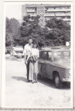 Bnk foto - Ploiesti - Cartierul Nord - Dacia 1100, Alb-Negru, Cladiri, Romania de la 1950