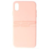 Husa Silicon iPhone XS Max Roz, High Copy, Protectie Premium