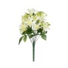 Buchet decorativ artificial, 40 cm, Alb, ATU-081299, Oem