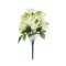 Buchet decorativ artificial, 40 cm, Alb, ATU-081299