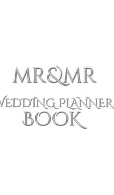 Mr and Mr Wedding Planner Journal Book foto