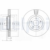 DELPHI BG4231C Disc frana